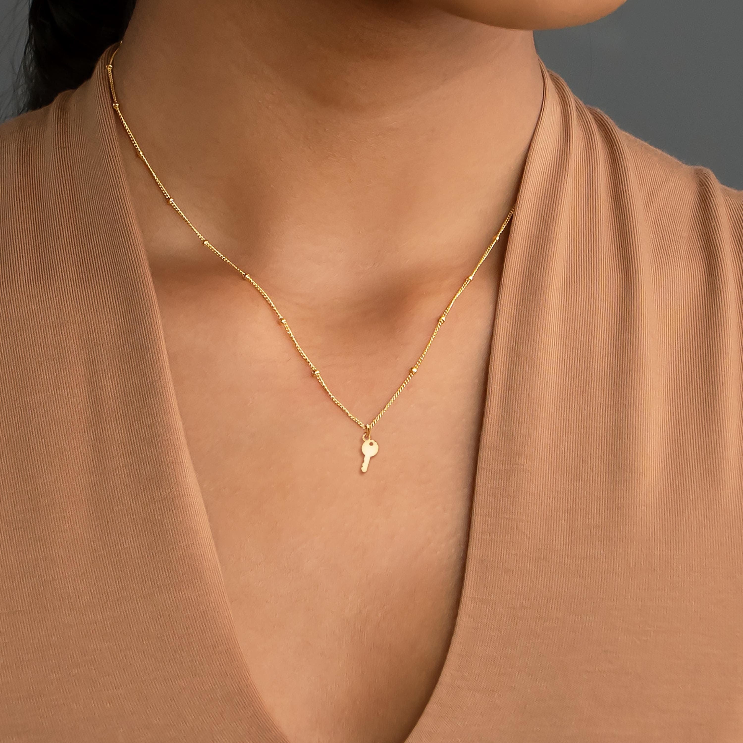 Key Pendant Necklace