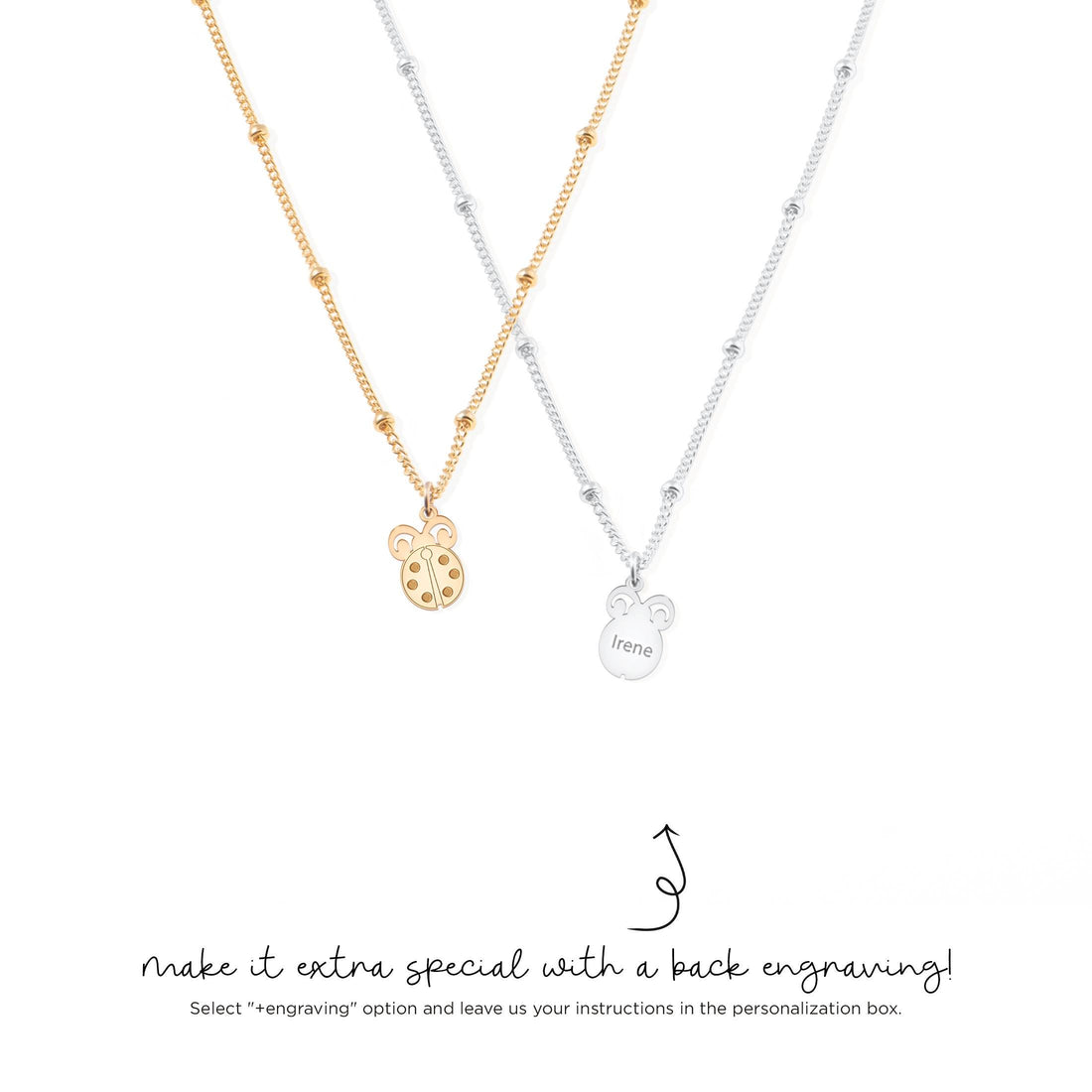 Ladybug Charm Necklace