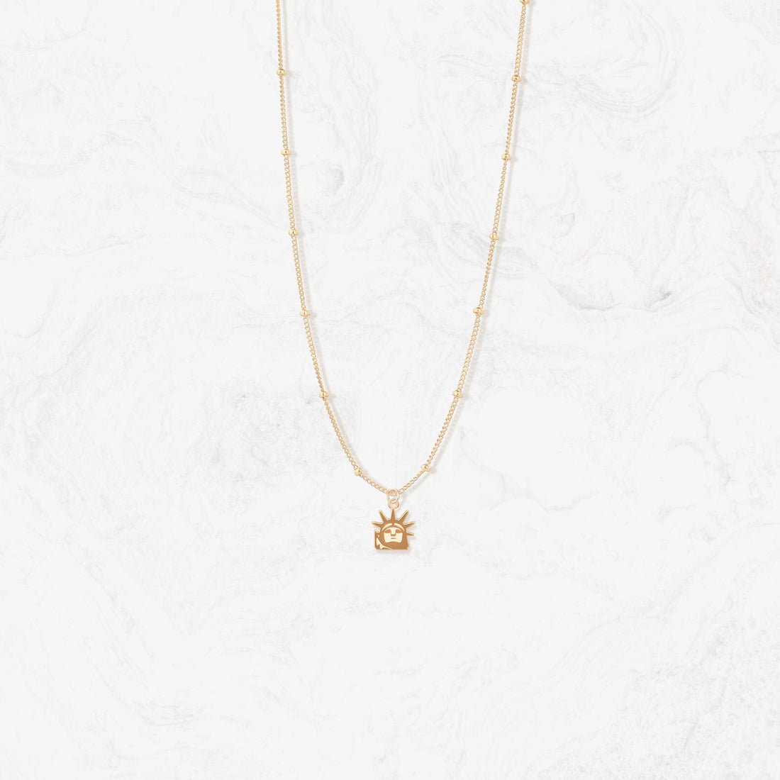 Statue of Liberty Charm Necklace