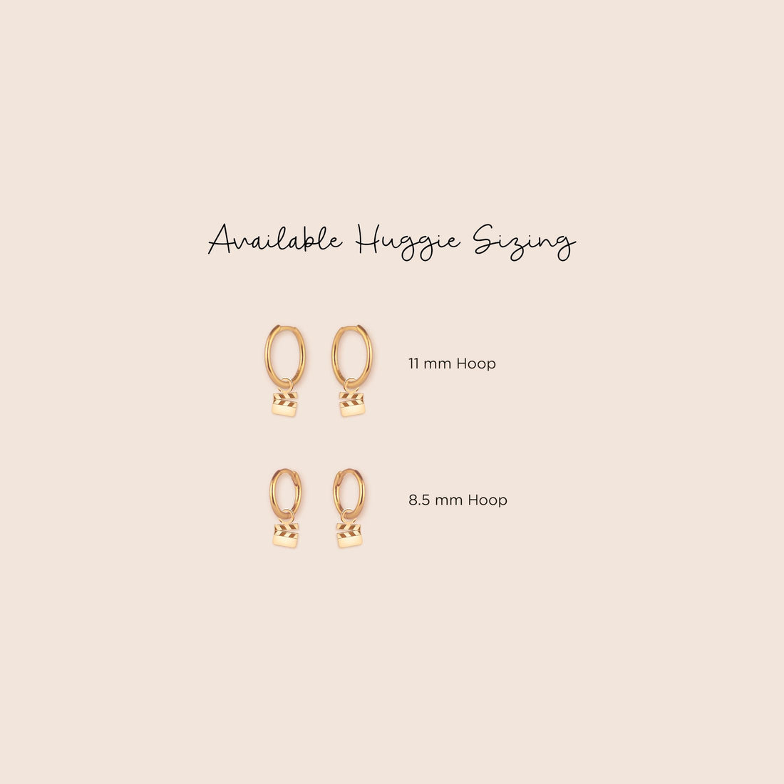 Movie Slate Huggie Earrings