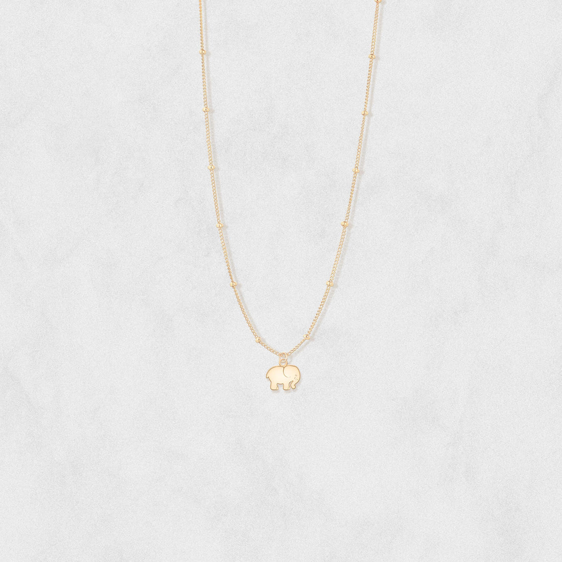 Elephant Pendant Necklace