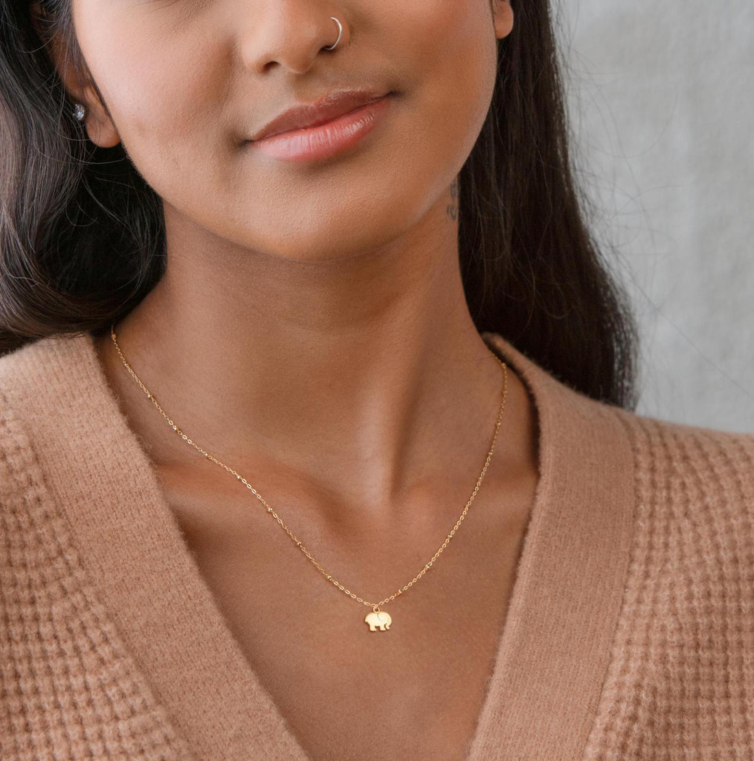 Elephant Pendant Necklace