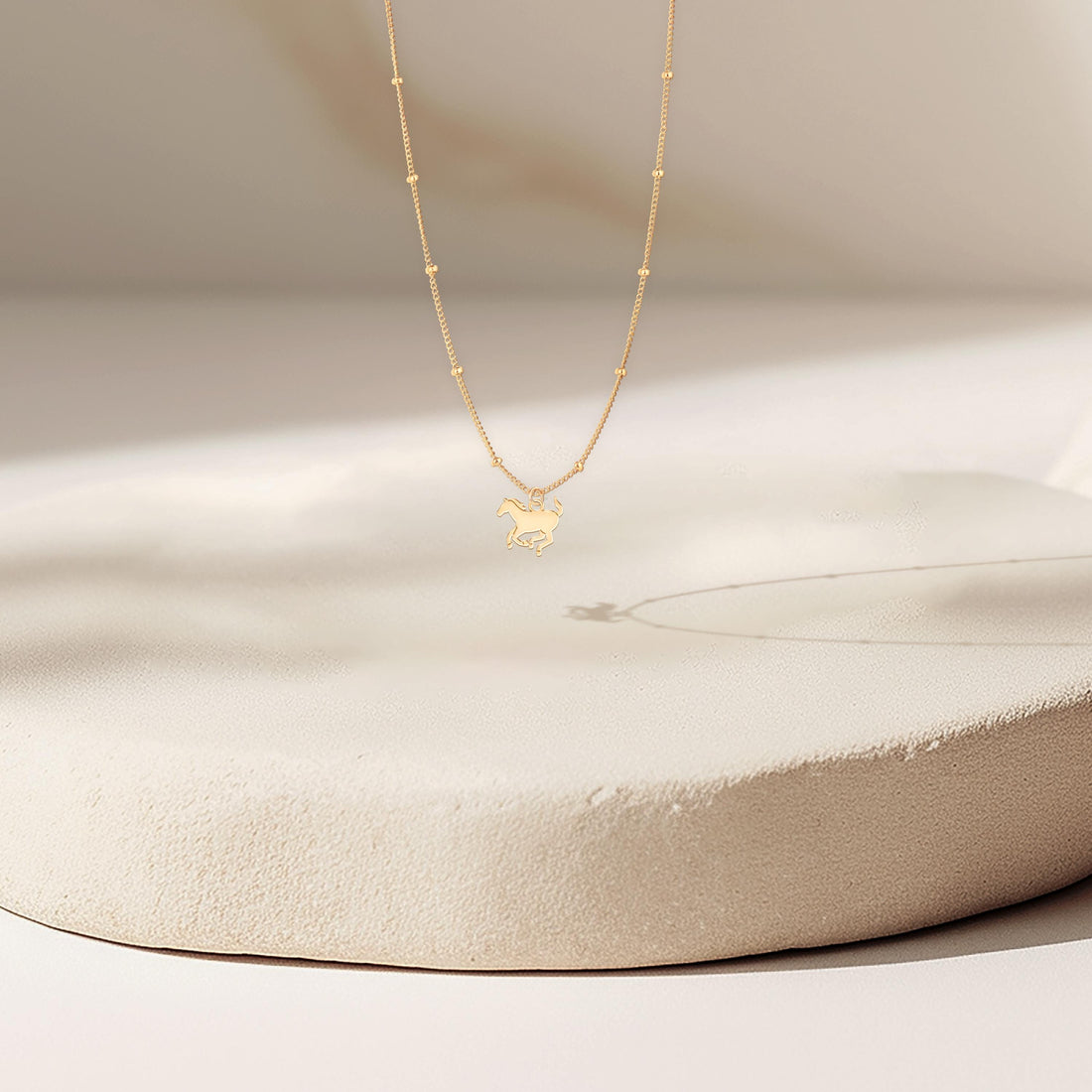 Horse Satellite Beady Necklace