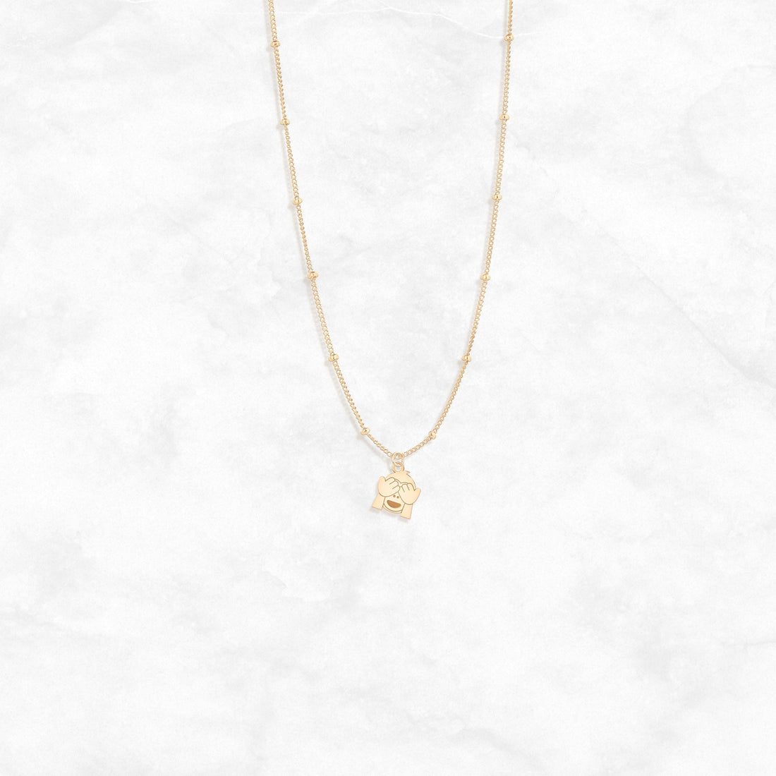 See No Evil Monkey Beady Necklace