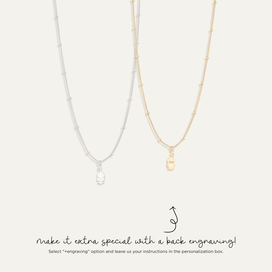 Mouse Charm Necklace