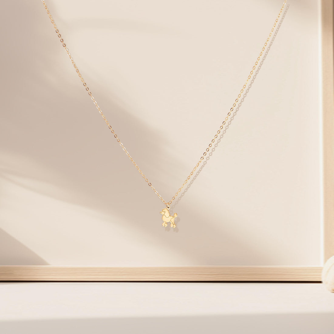 Poodle Charm Necklace