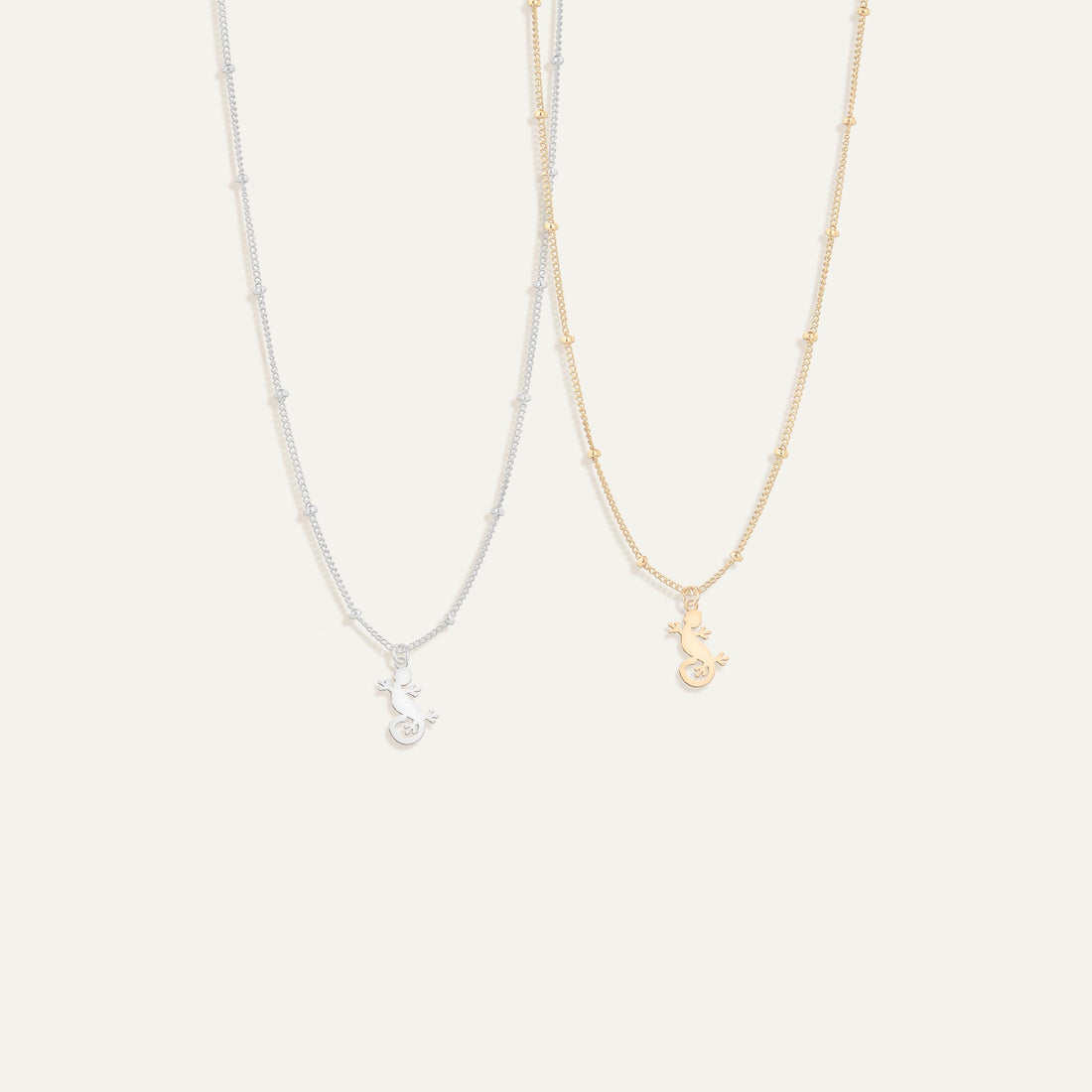 Gecko Pendant Necklace