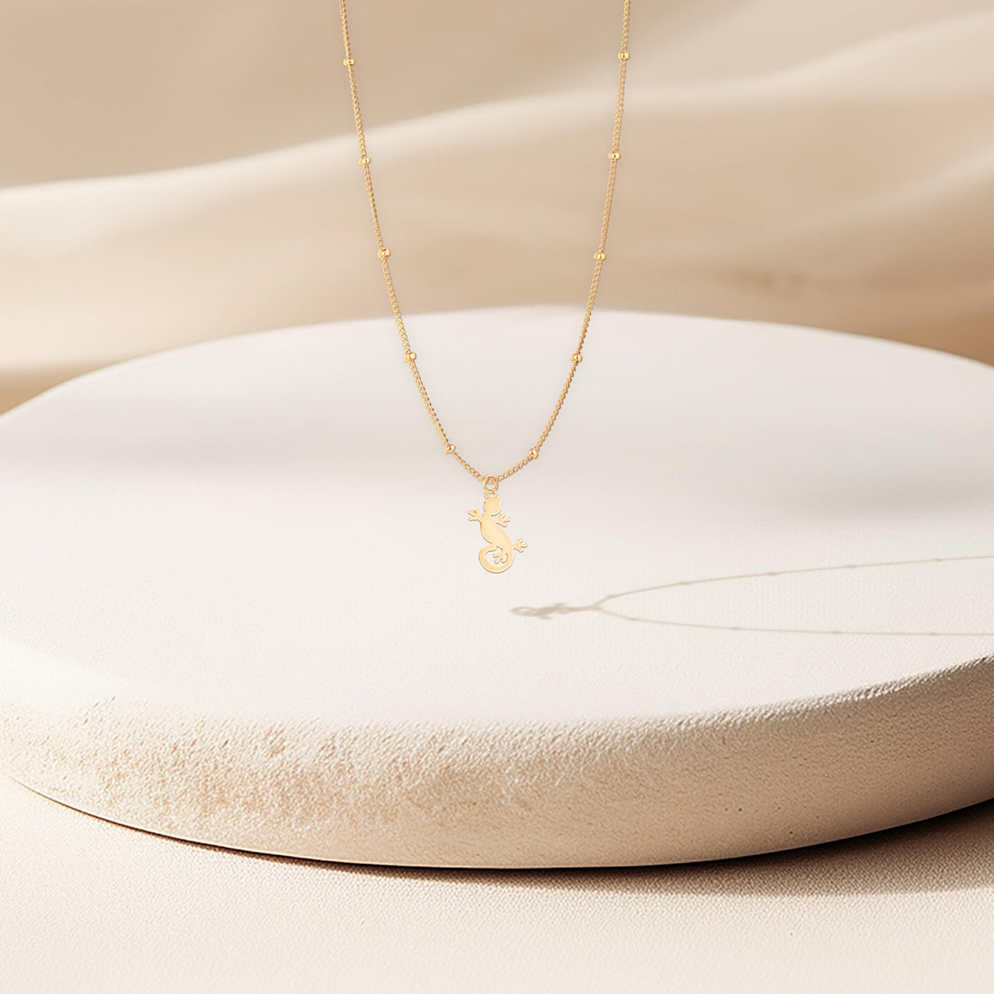 Gecko Pendant Necklace