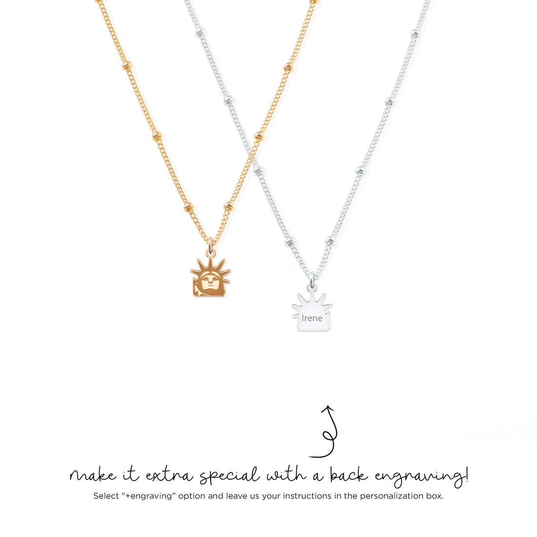 Statue of Liberty Charm Necklace