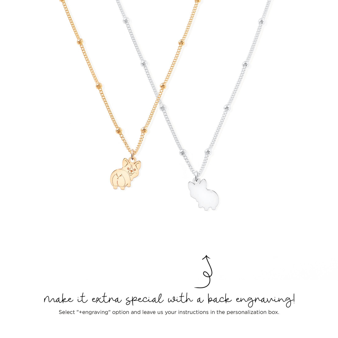 Corgi Pendant Necklace