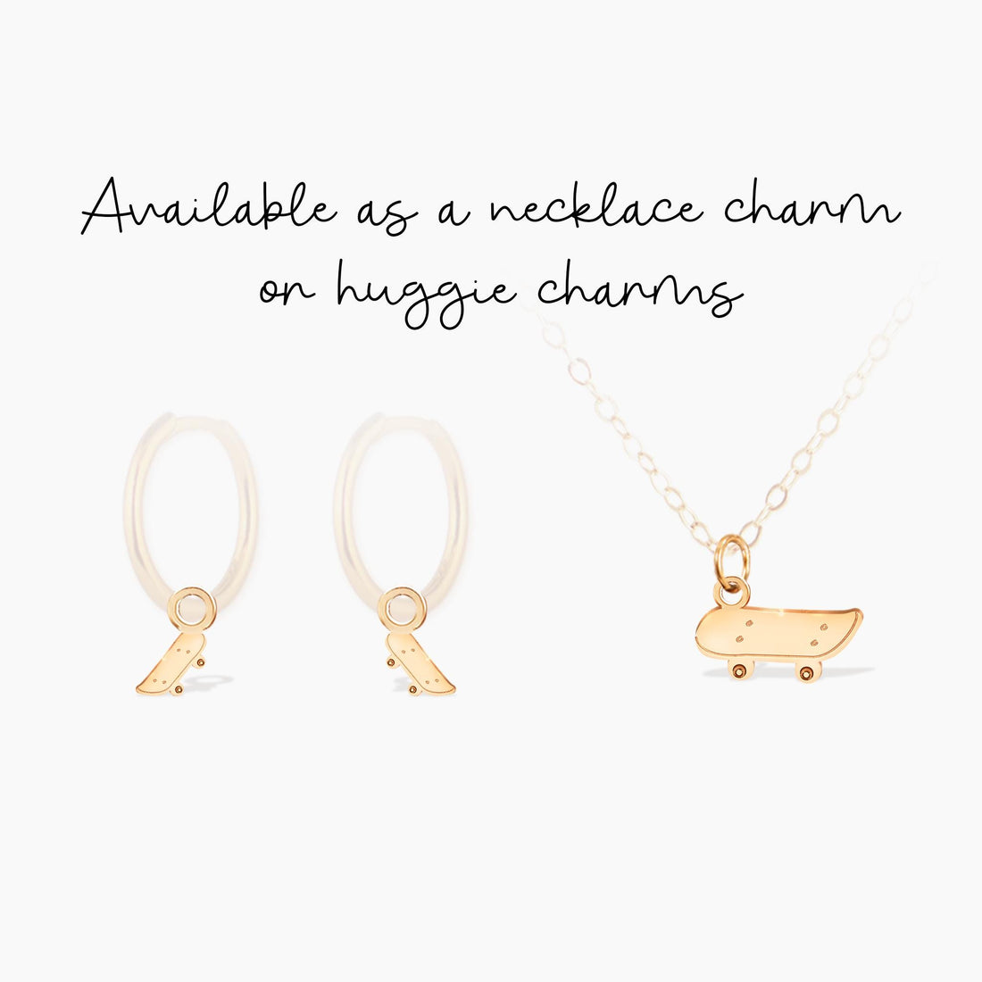 Skateboard Pendant Necklace