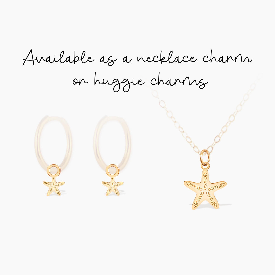 Gold Starfish Charm