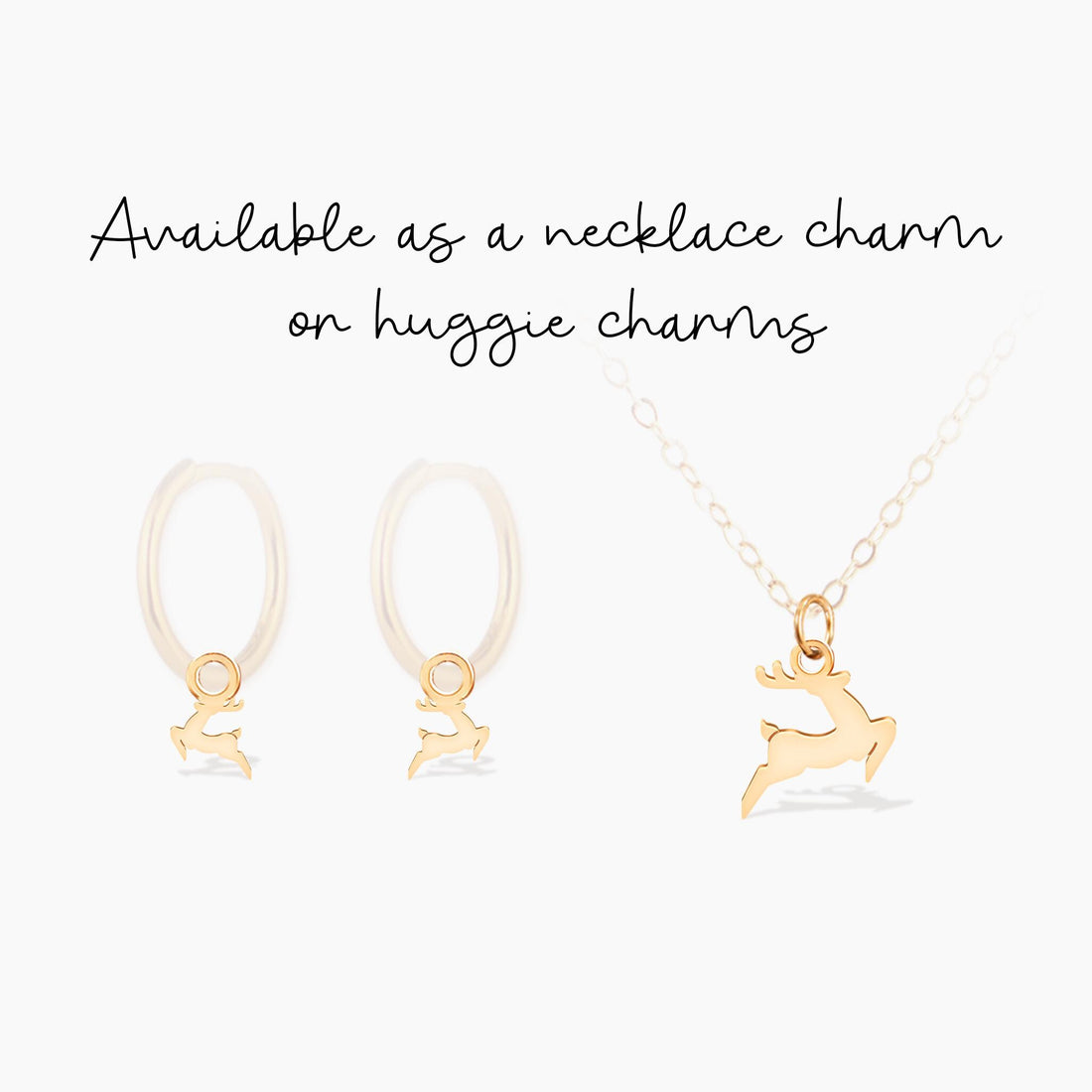 Reindeer Pendant Necklace