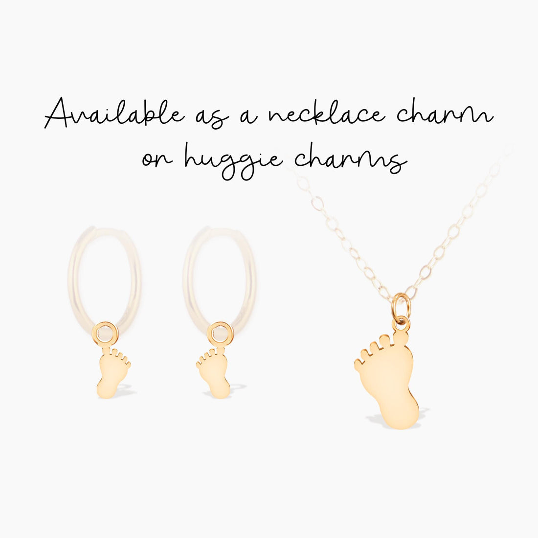 Baby Foot Charm Earrings