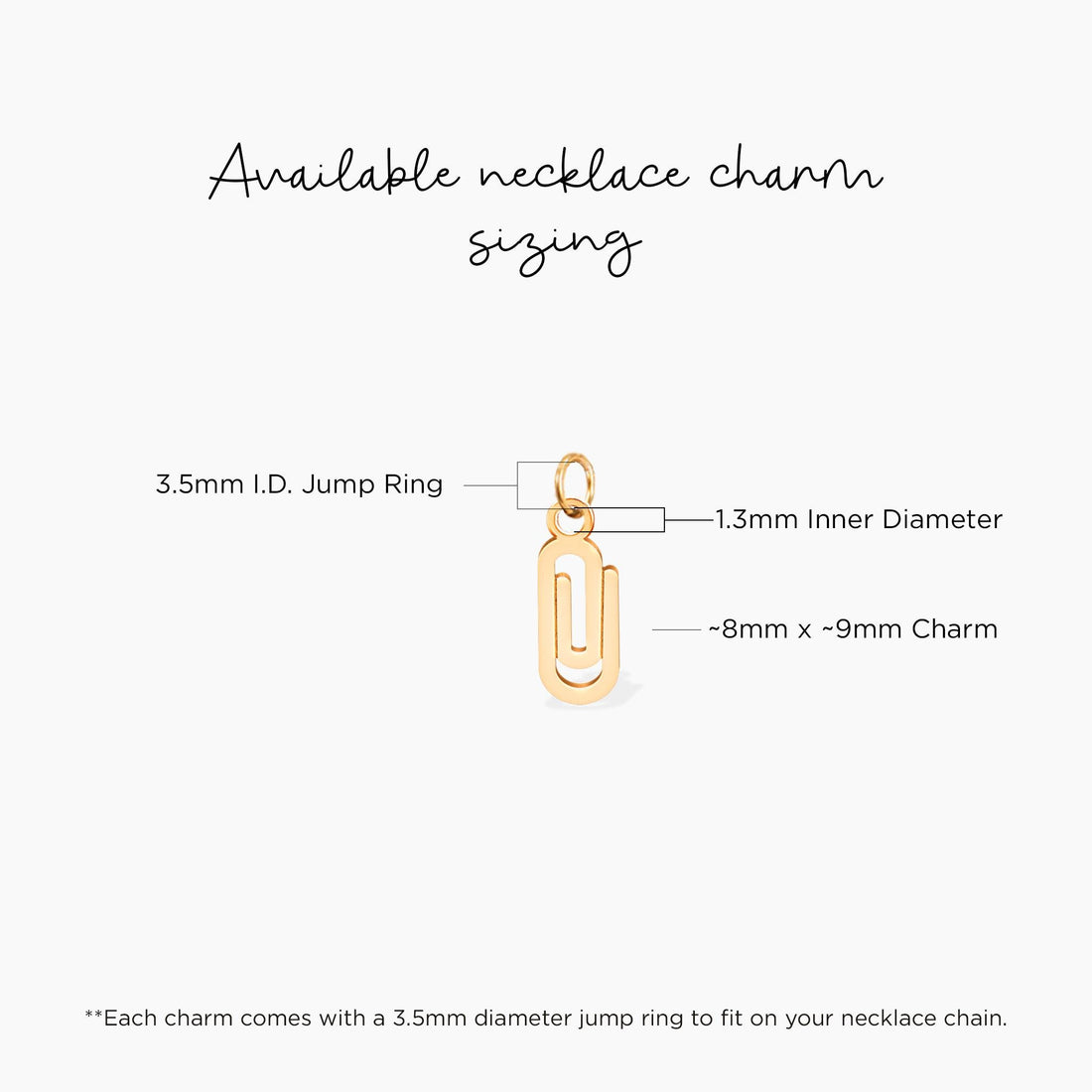 Paperclip Pendant Necklace