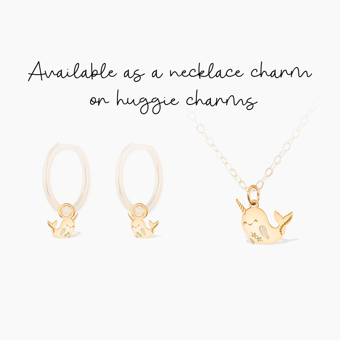 Dainty Narwhal Charm