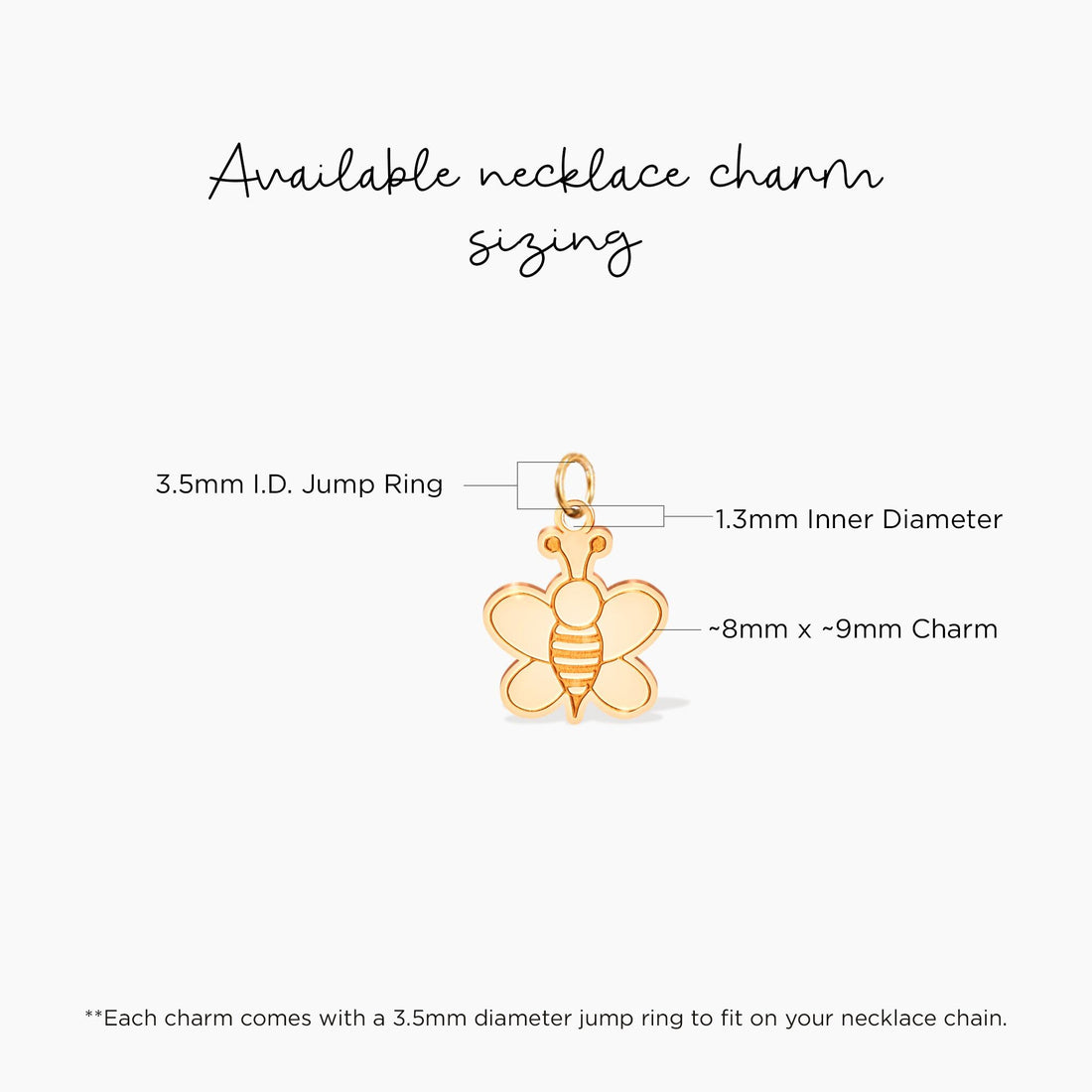 Dainty Bee Charm