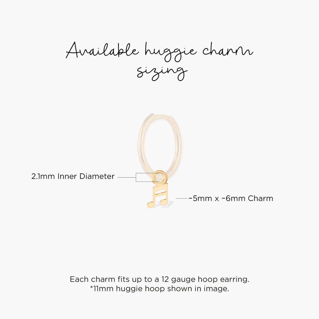 Music Note Pendant Charm