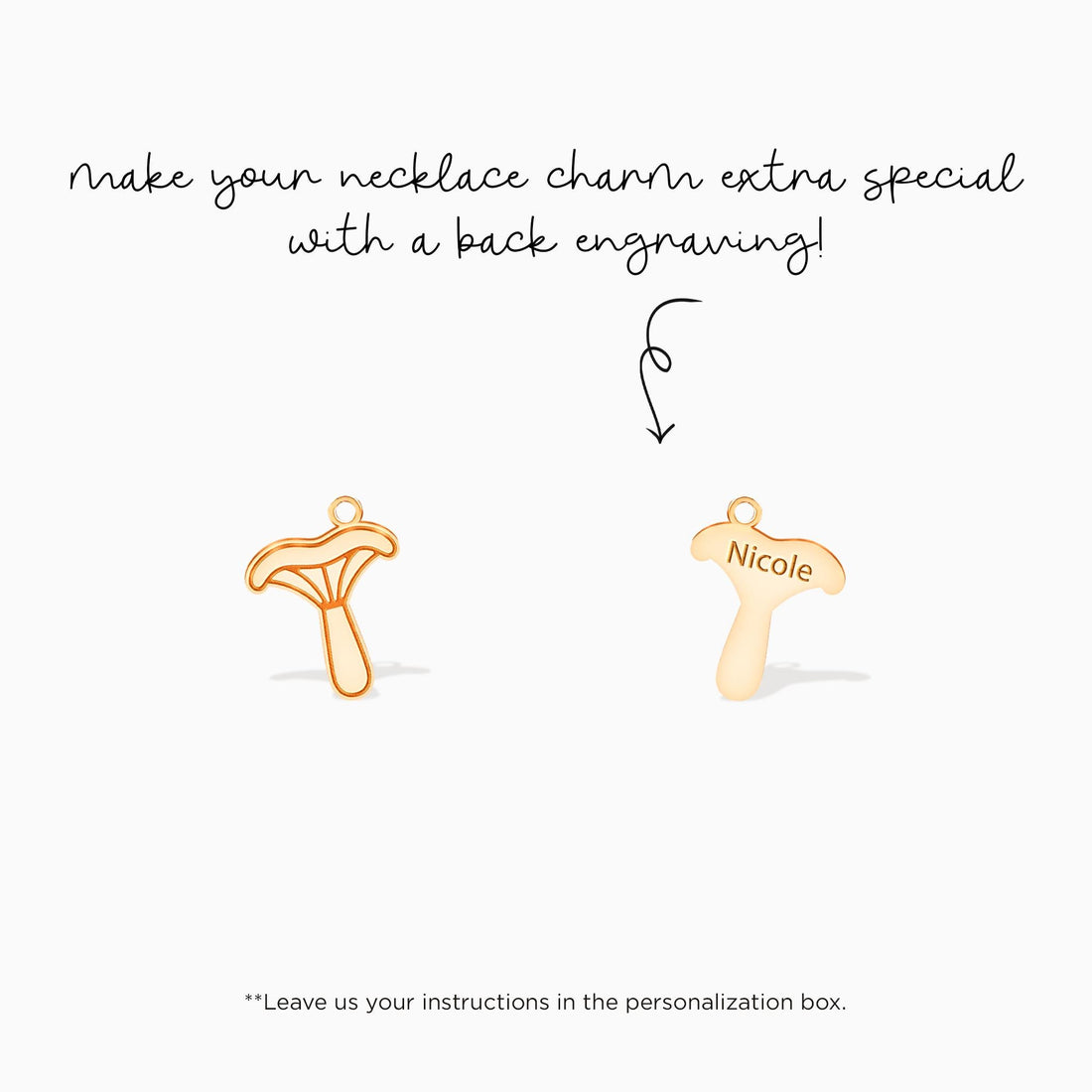 Mushroom Beady Charm