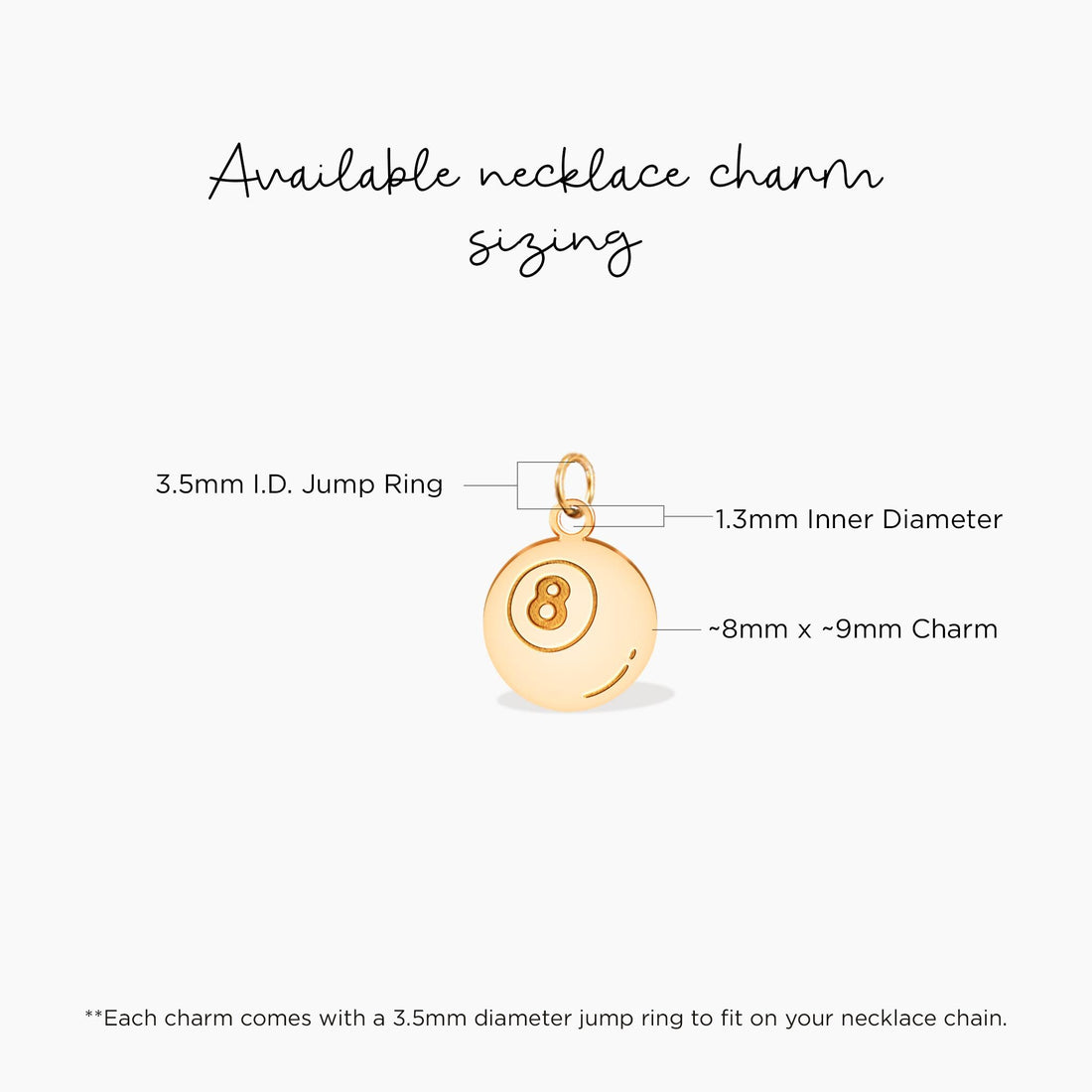 Pool Ball Pendant Necklace