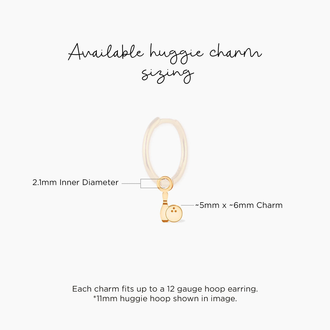 Bowling Pin And Ball Charm