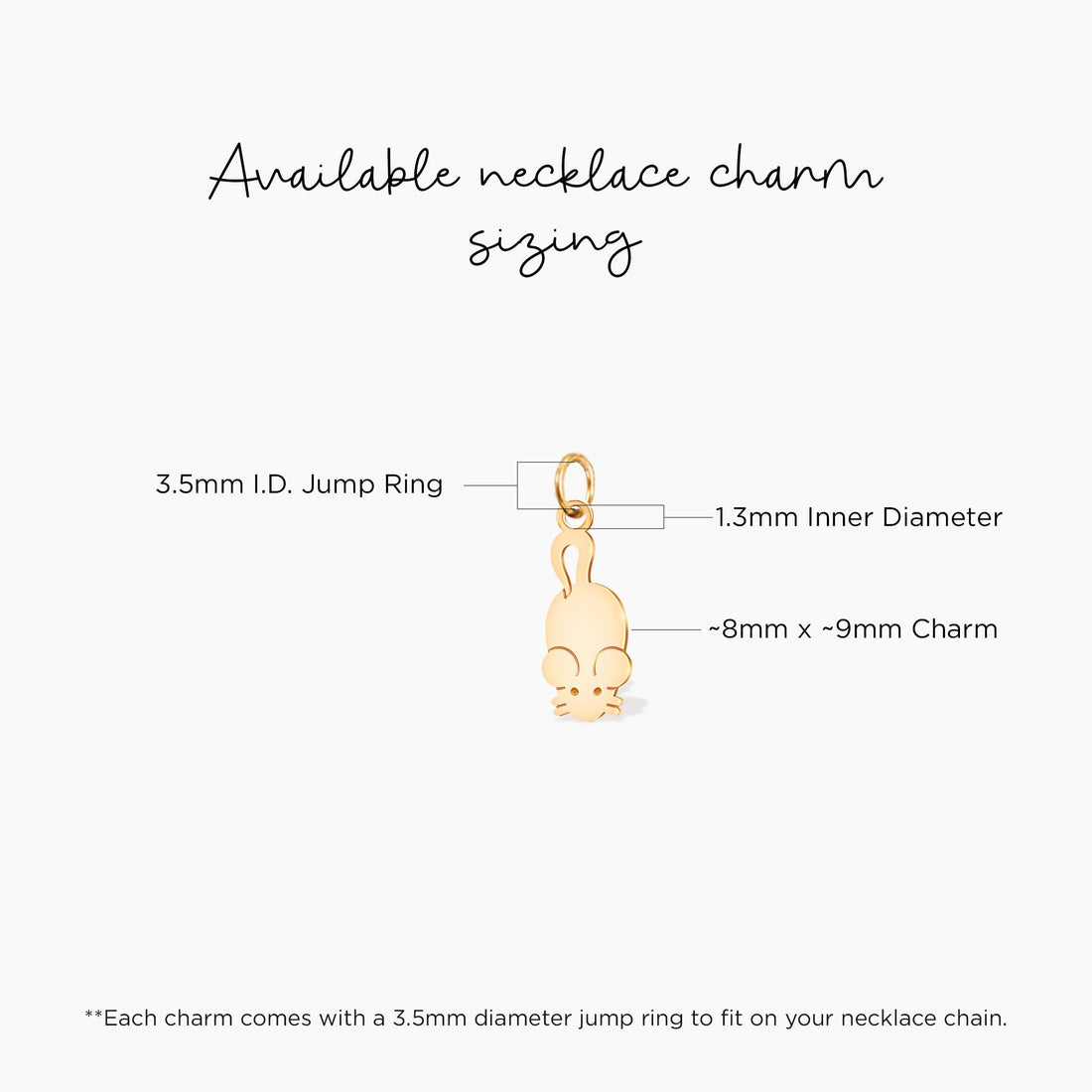 Mouse Pendant Necklace