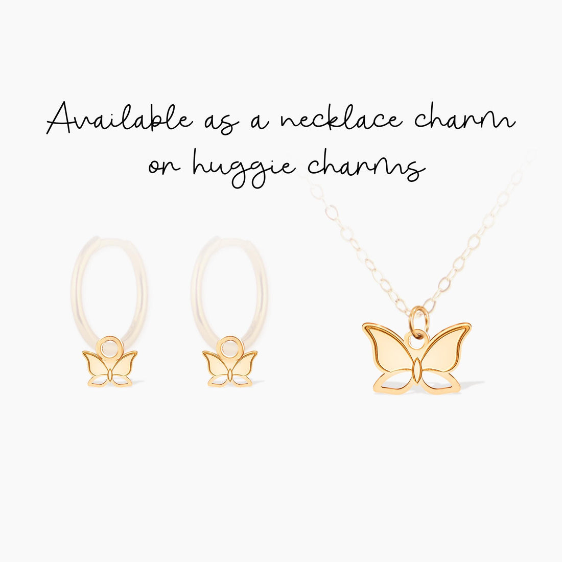 Cutout Butterfly Charm