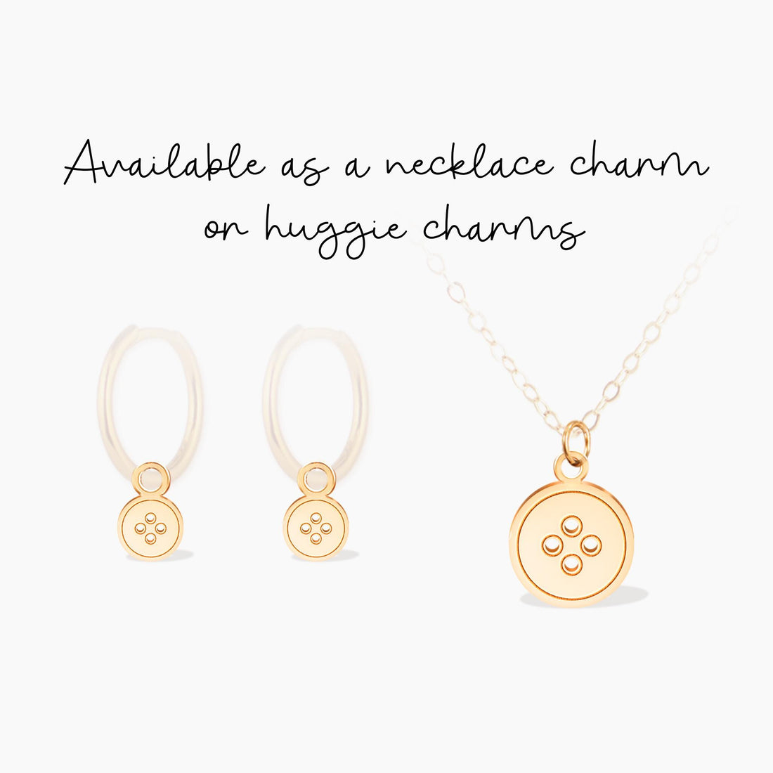 Button Charm Pendant