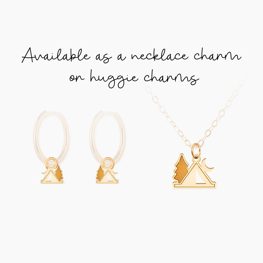 Camping Pendant Necklace