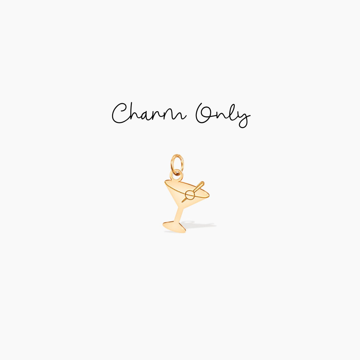 Martini Glass Charm
