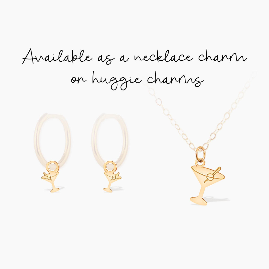 Cocktail Pendant Necklace