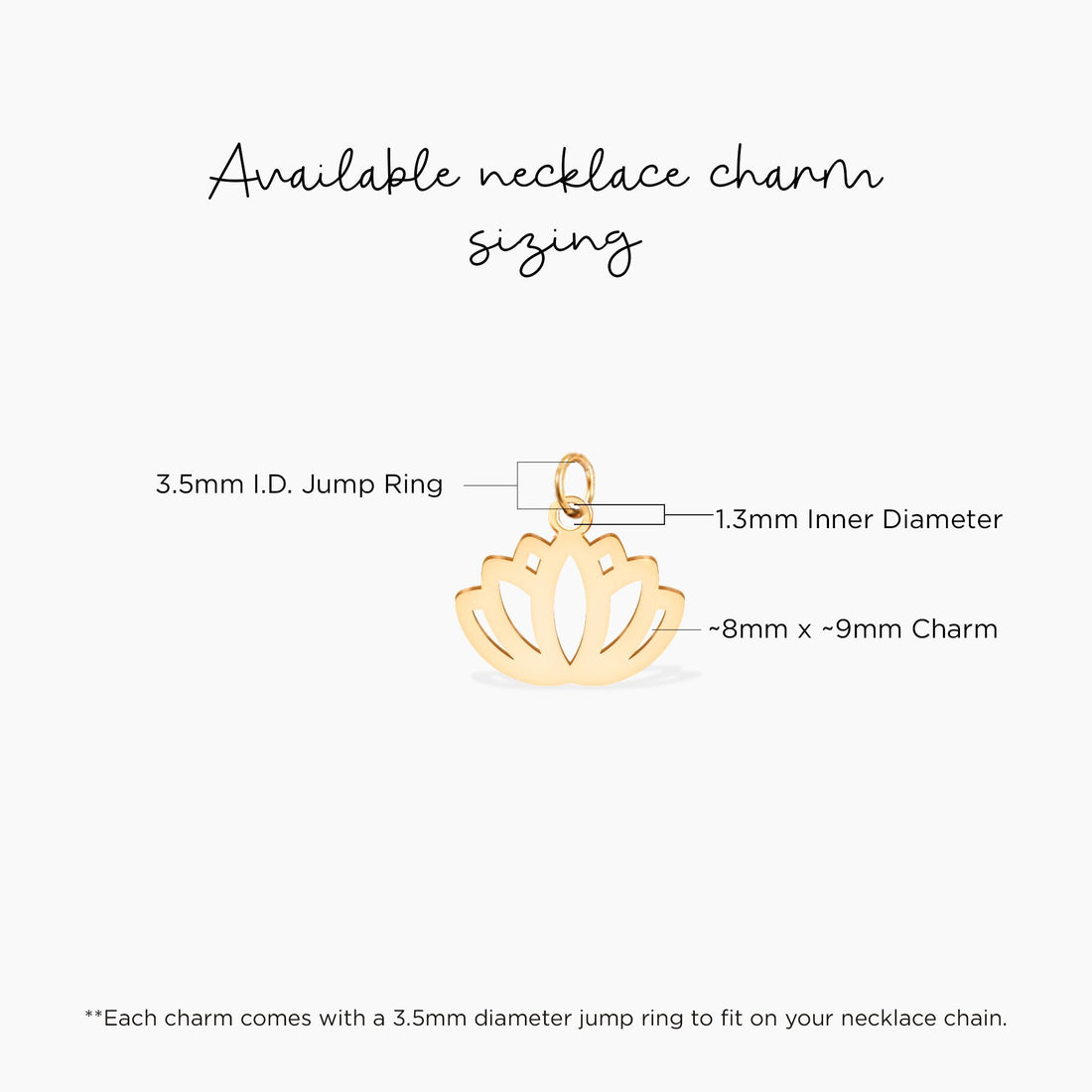 Lotus Flower Pendant Necklace