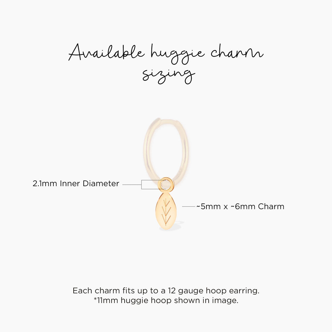 Leaf Oval Pendant Charm