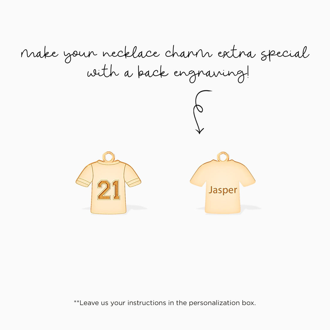 Baseball Jersey Charm