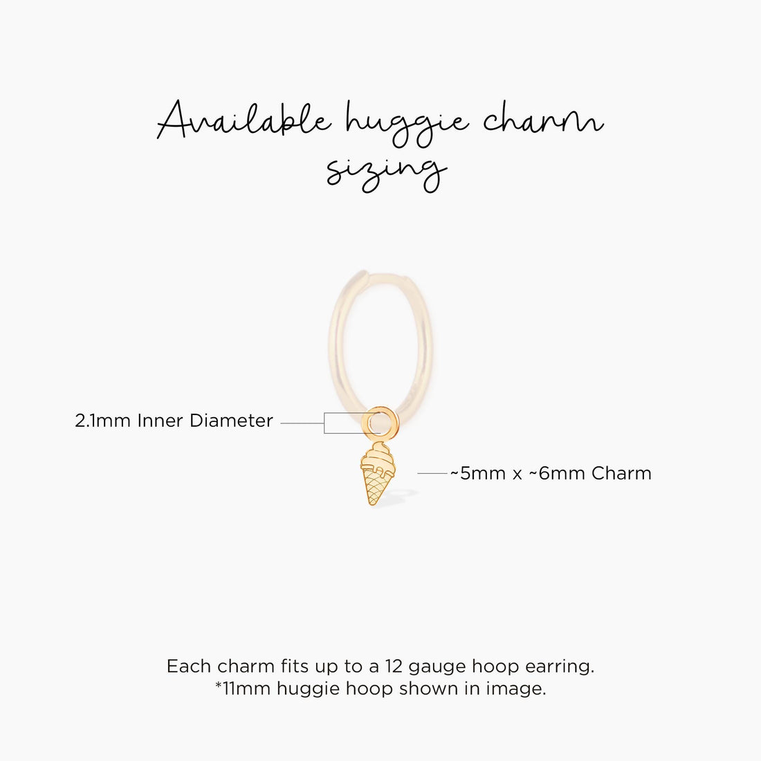 Ice Cream Cone Charm