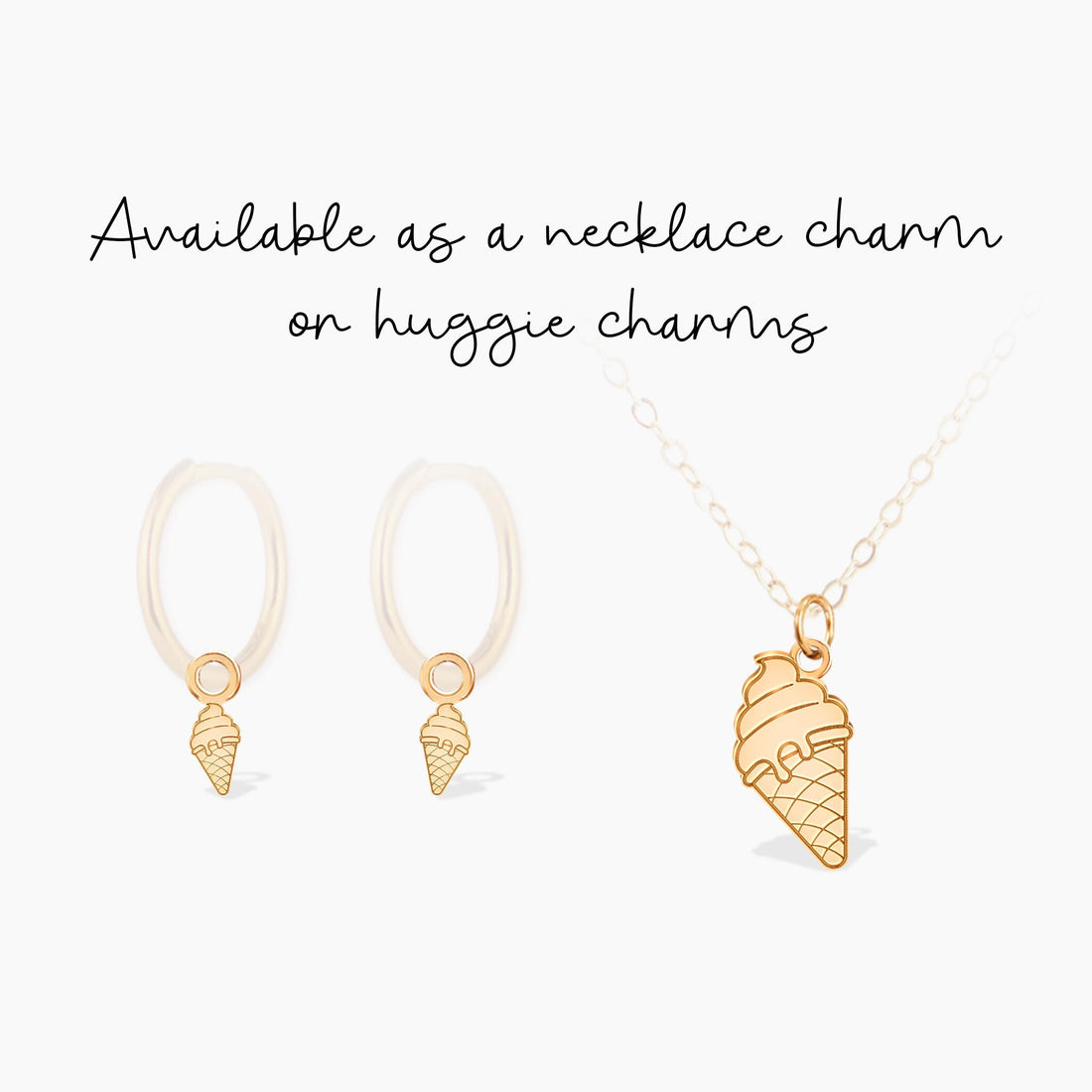 Ice Cream Cone Charm