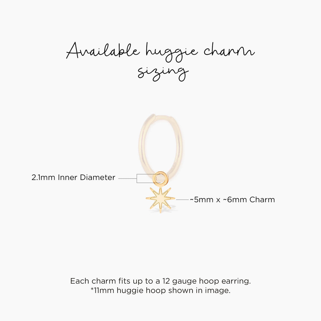 Eight Point Starburst Charm