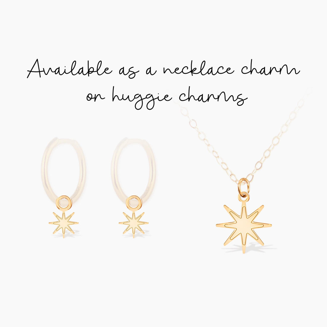 Eight Point Starburst Charm