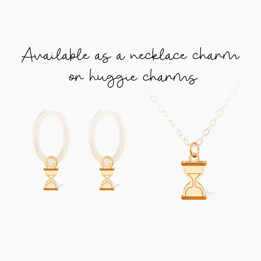 Hourglass Sand Timer Charm