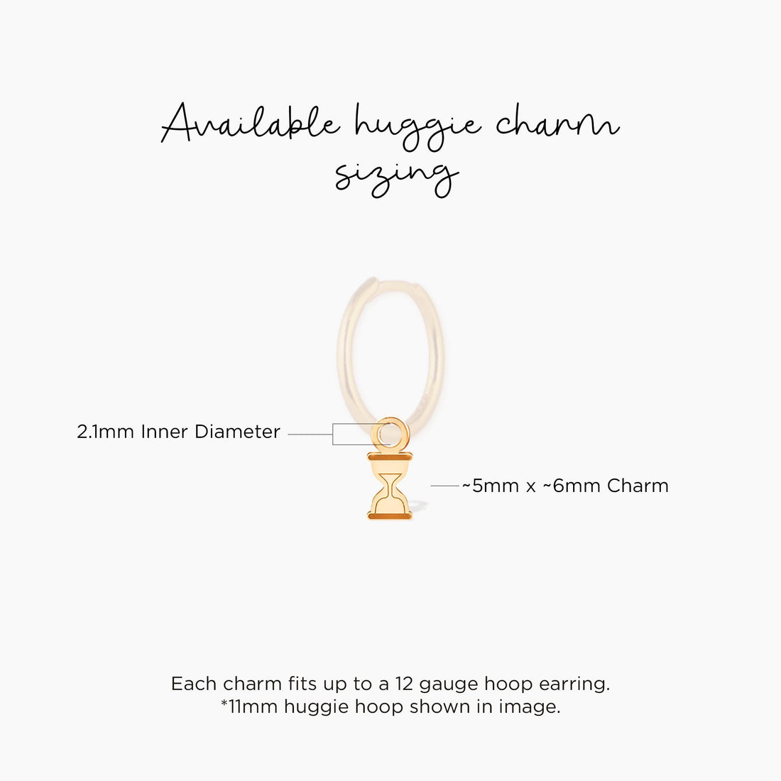 Hourglass Sand Timer Charm