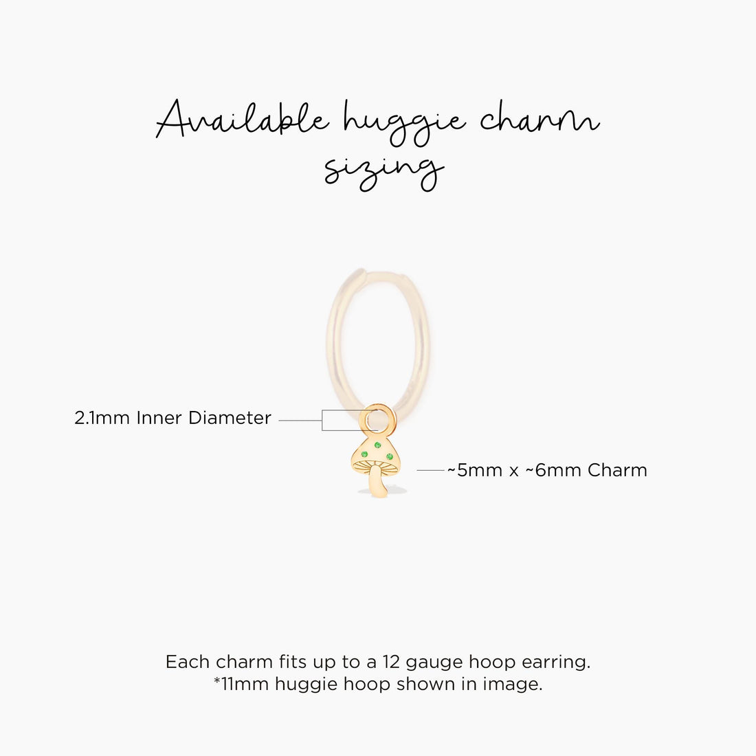 Mushroom Stone Charm