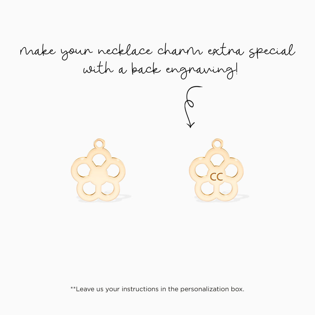 Flower Pendant Charm