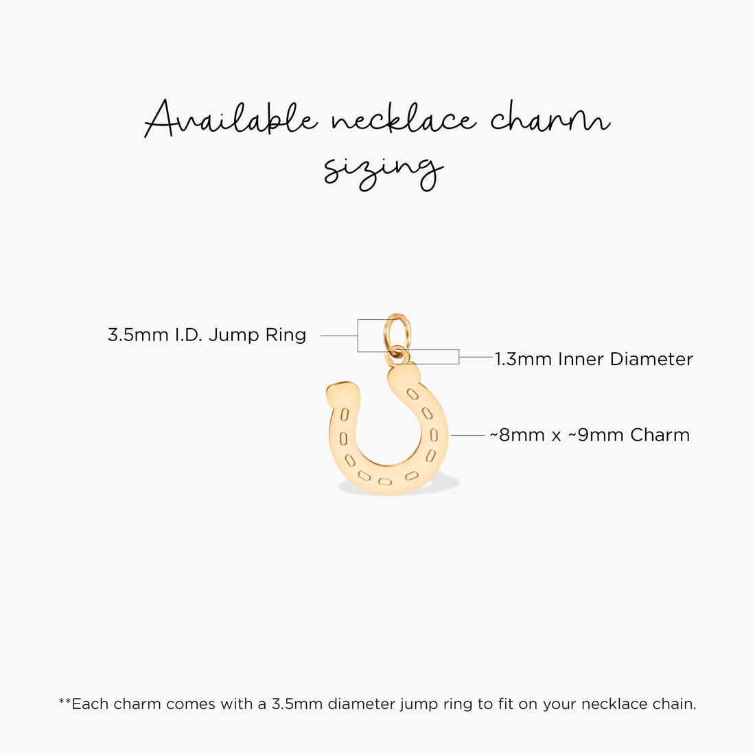 Horseshoe Pendant Necklace