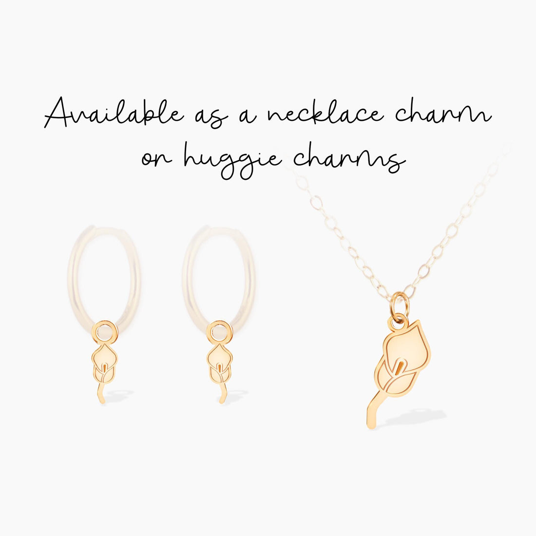 Orchid Pendant Necklace