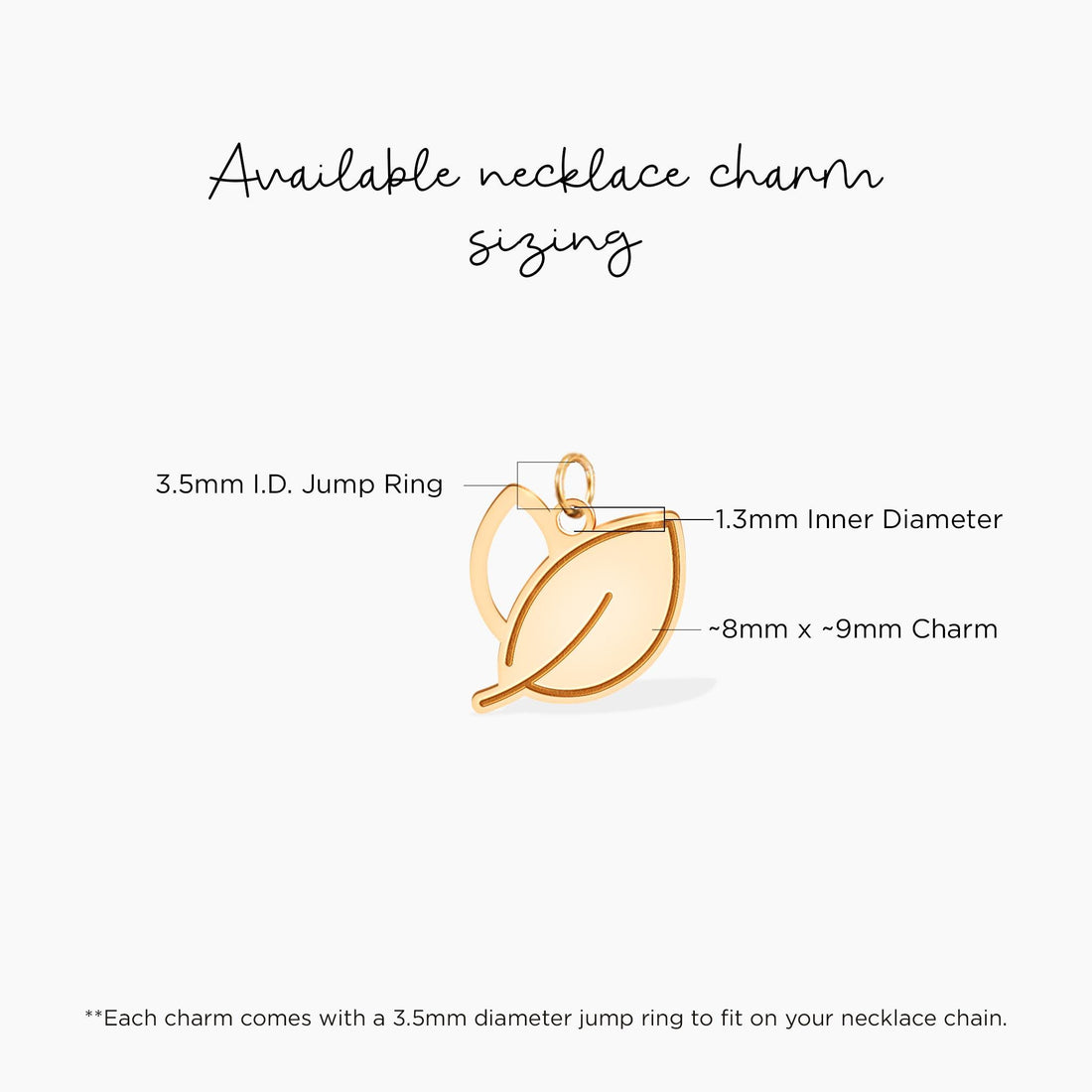 Leaf Pendant Charm