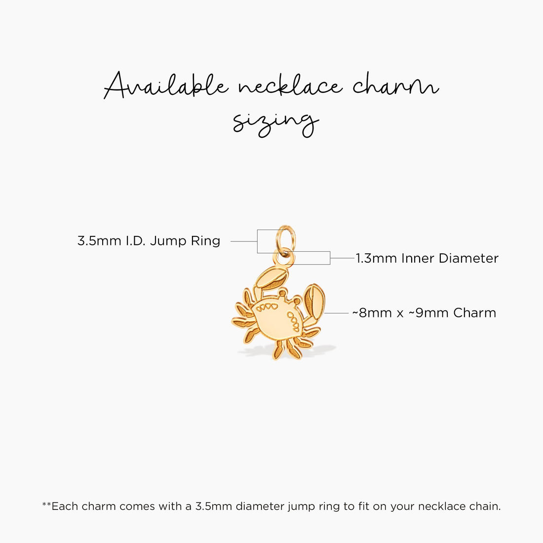 Crab Pendant Necklace