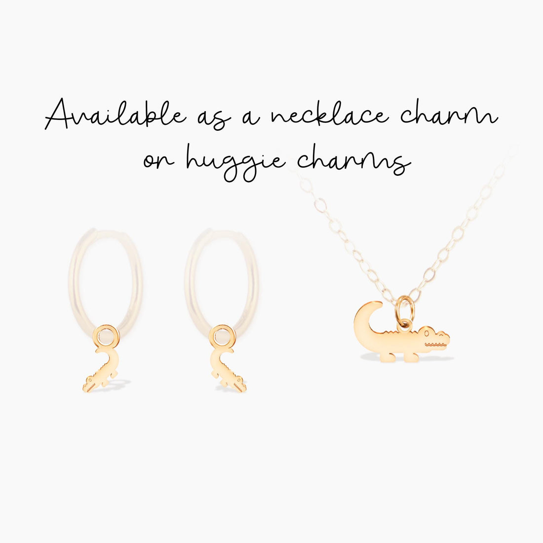 Alligator Charm Pendant