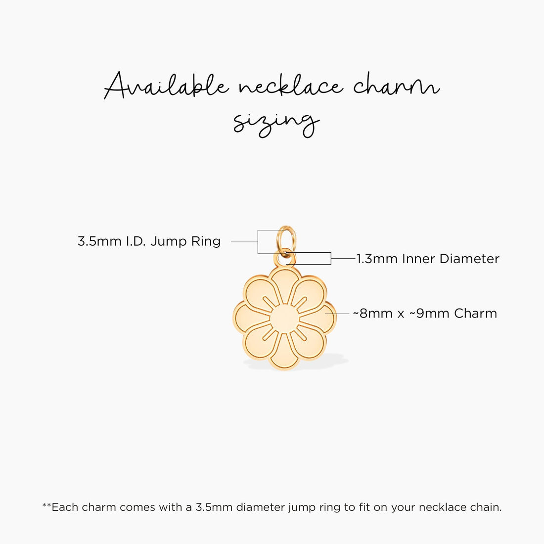 Daisy Charm Pendant