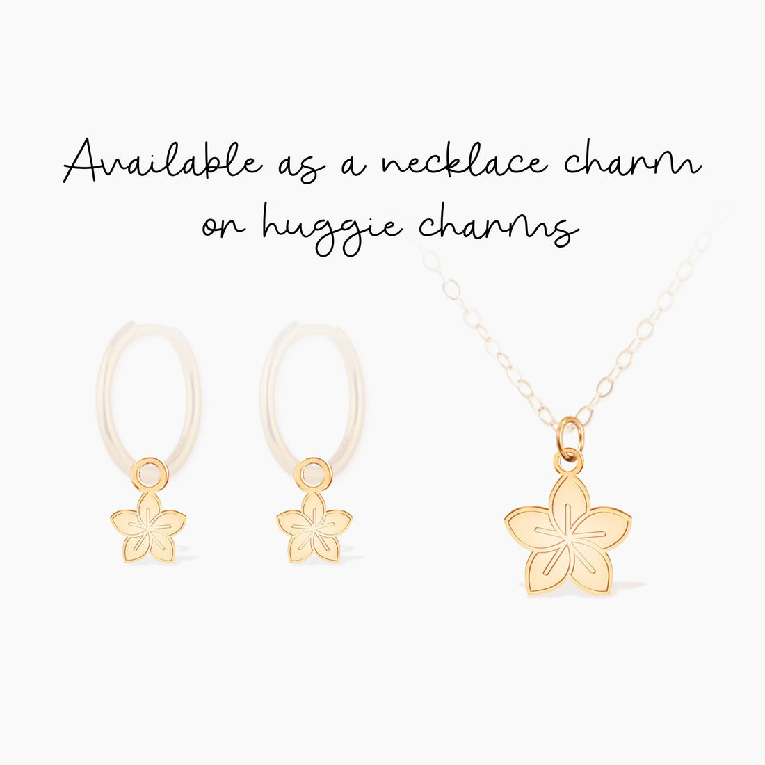 Plumeria Flower Charm