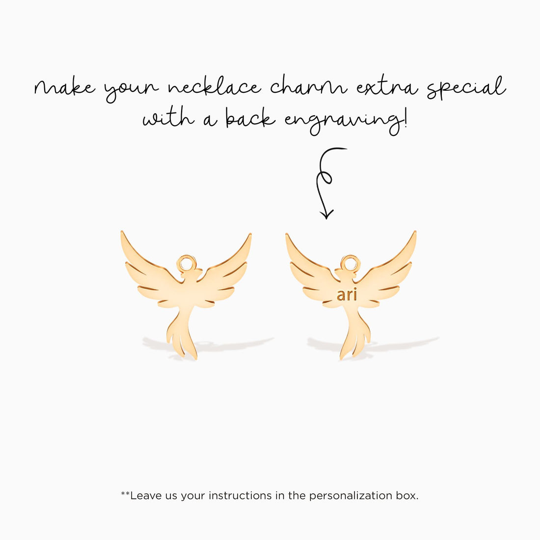 Phoenix Bird Pendant Necklace